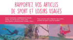 Recyclage articles de sport et de loisirs